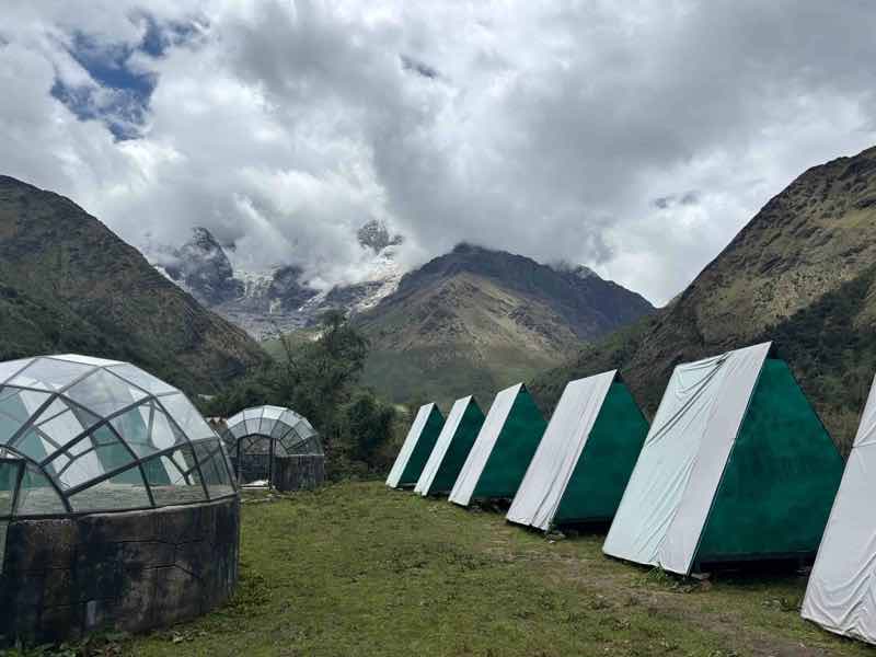 The Salkantay Trek - accommodation options